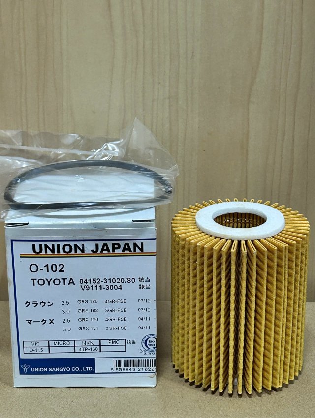 LỌC NHỚT O-102 HIỆU UNION JAPAN